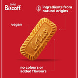 Lotus Biscoff have Vegan friendly ingredients from natural origins no add flavours or added flavours 