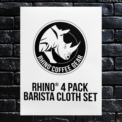 Rhino Coffee Gear 4 pack Barista Cloth set